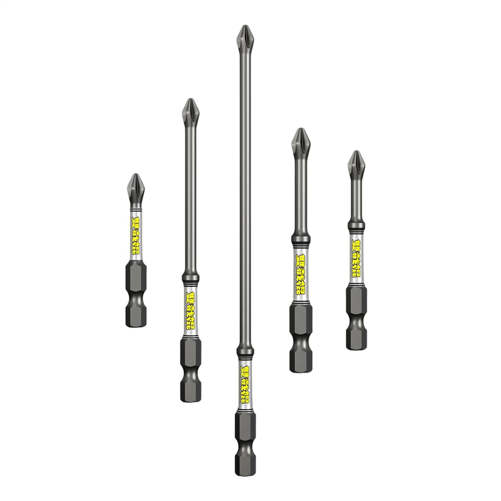 Tools For Workshop - ドリルドライバービットセット 5ピース ヘビーデューティー 防錆ドリルビットコンビネーションツールセット 家庭用 ワークショップ