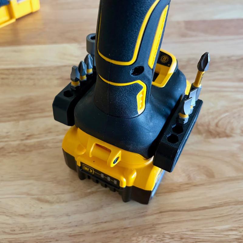 Workshop Tools Rack - 5 個/10 個磁気ドリルビットホルダー電動工具バッテリー用ポータブルビット収納ラックワークショップ便利屋ハードウェアオーガナイザー