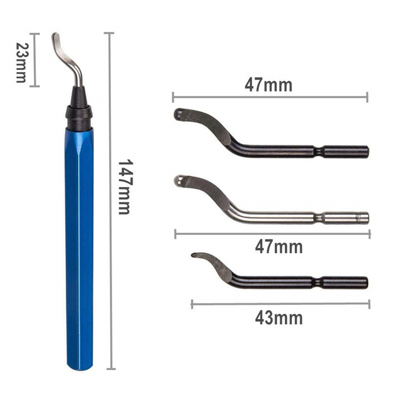 Hand Tools And Workshop Equipment - 便利なアクセサリー バリ取りハンドルブレード バリ取り鋼材 木工用ワークショップ機器 銅用 高速度鋼