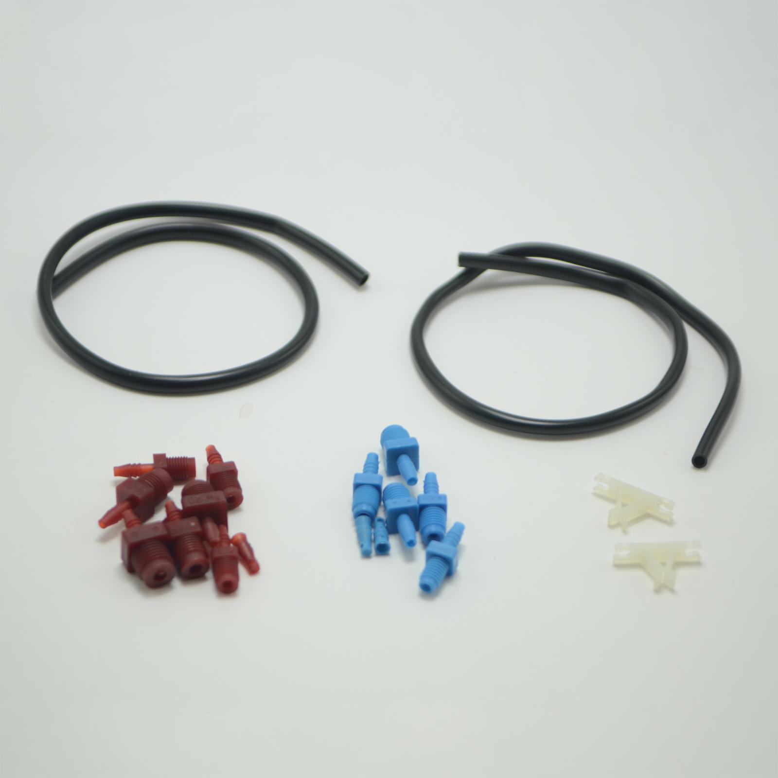 Car Workshop Tools Kit - マスターシリンダーブリーダーツールキット耐久性のあるプラスチック製ブレーキ充填セット簡単取り付け車の整備工場修理用