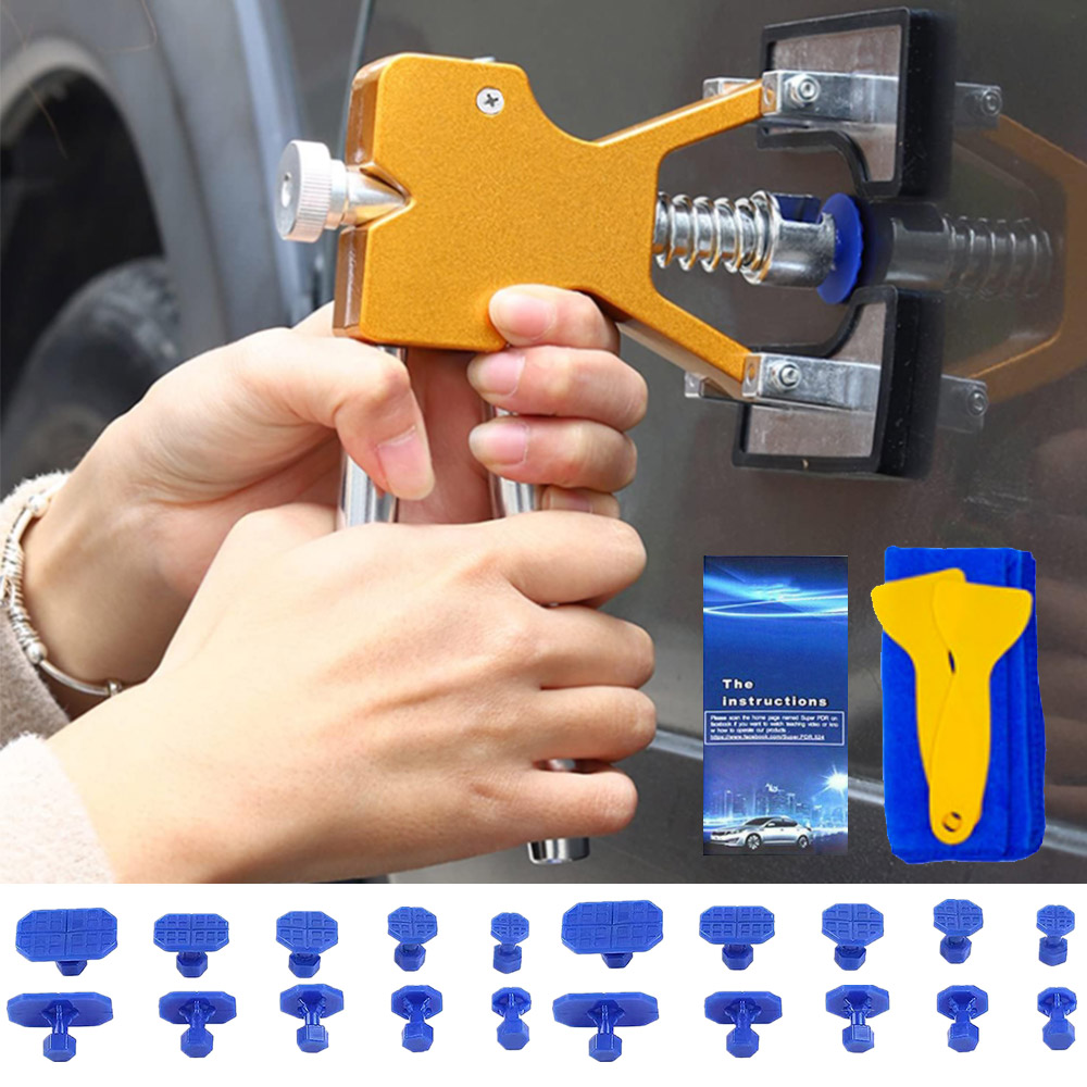 Car Workshop Tools Kit - 車のへこみ除去用の吸引カップ,車のへこみ除去ツール