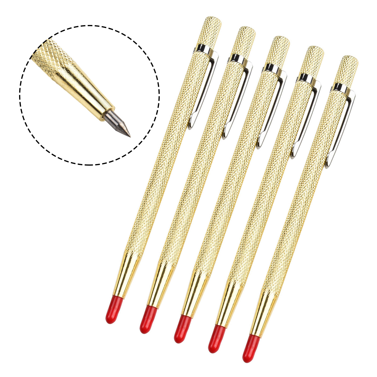 Hand Tools And Workshop Equipment - レタリングペン、ペン型ガラスカッター、ゴールド耐摩耗性切断機、金属スクライバーアクセサリー、作業場設備