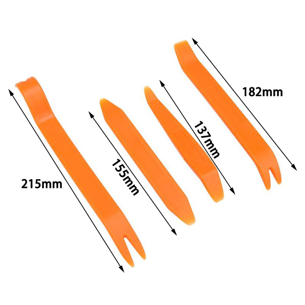 Hand Tools And Workshop Equipment - ツール＆ワークショップ機器 除去ツールセット 除去ツール 4個入り オレンジ色のプラスチック製こじ開け修理スクレーパー 車内分解用