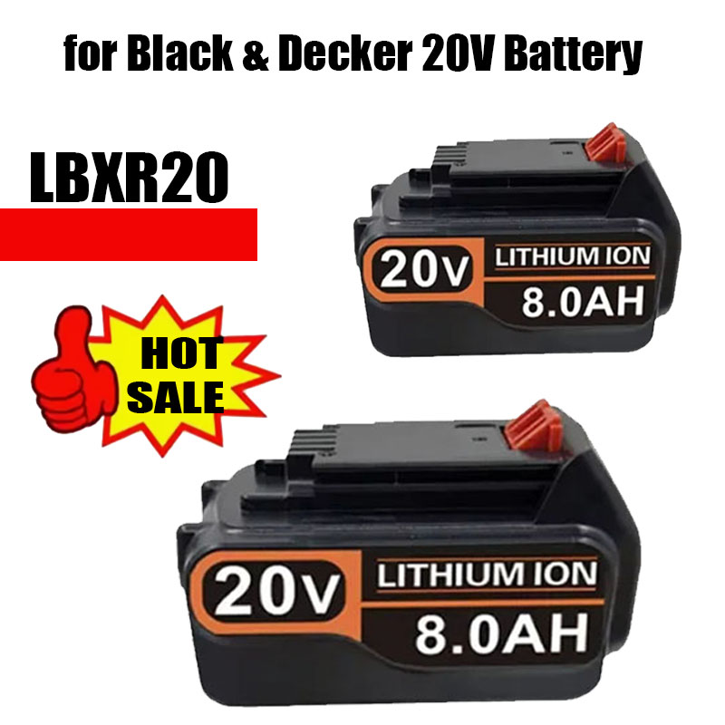 Black+Decker Tool 20V Max - 20V 3.0Ah 4.0Ah 6.0Ah 8.0Ah 高容量