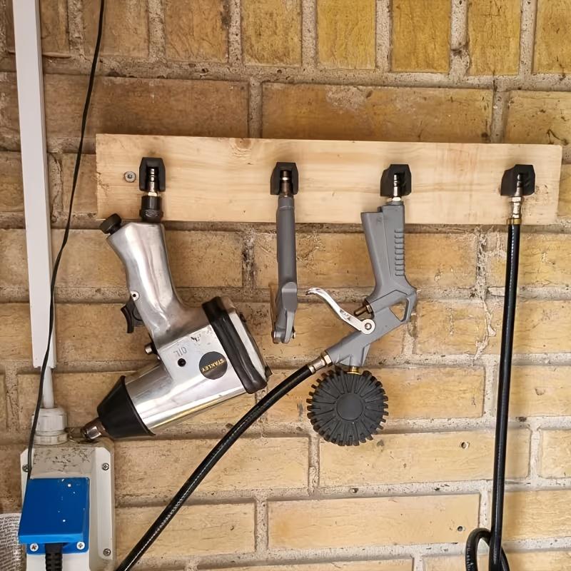 Workshop Tools Wall - 4個入り空気圧工具壁掛けホルダーセット、3Dプリント製ハンガーブラケット、ガレージ/作業場収納オーガナイザー用