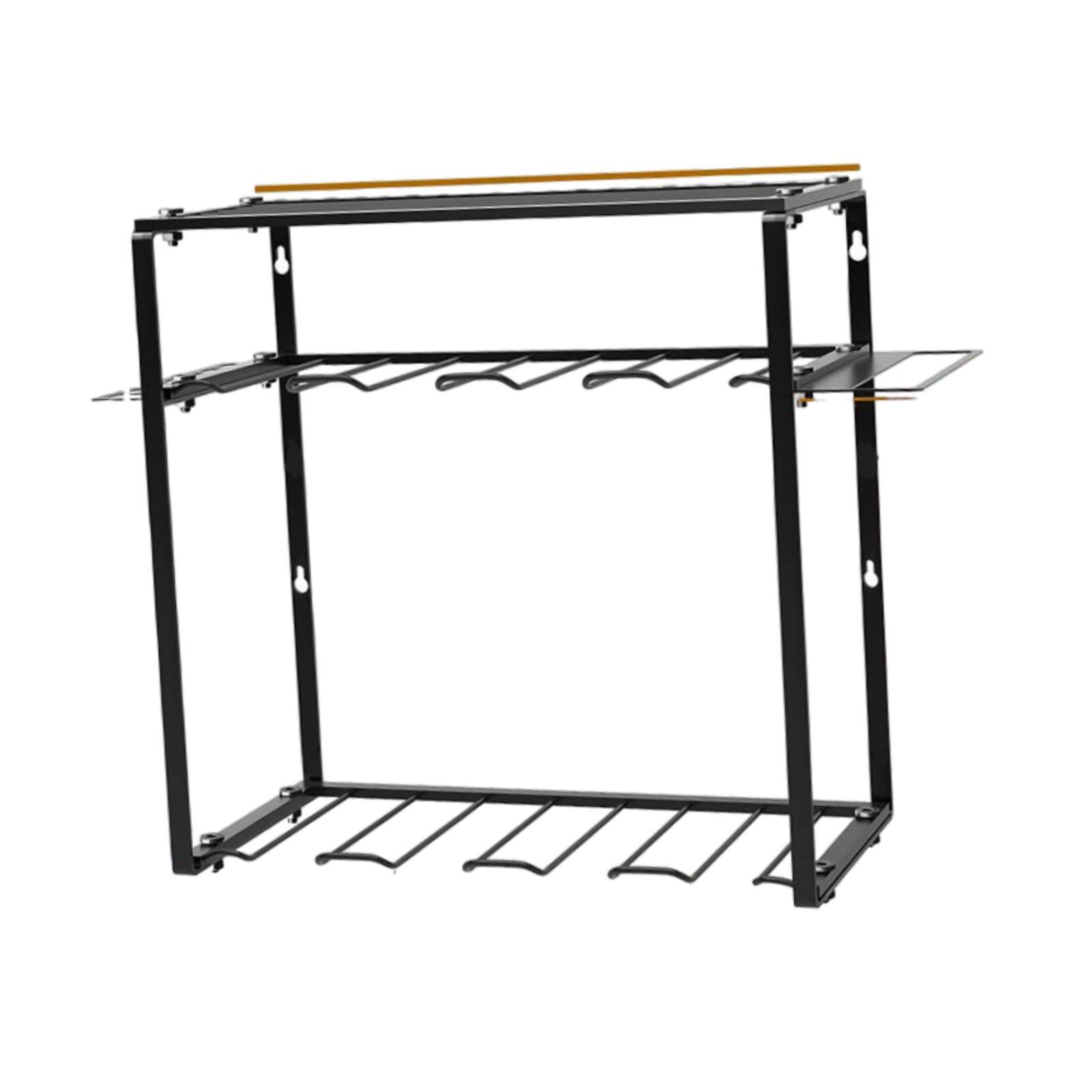 Workshop Tools Rack - 電動工具オーガナイザー ワークショップ壁掛けユーティリティラック コードレスドリルハンガー棚 ドリル、ドライバー、ハンマー、レンチ、スパナ用