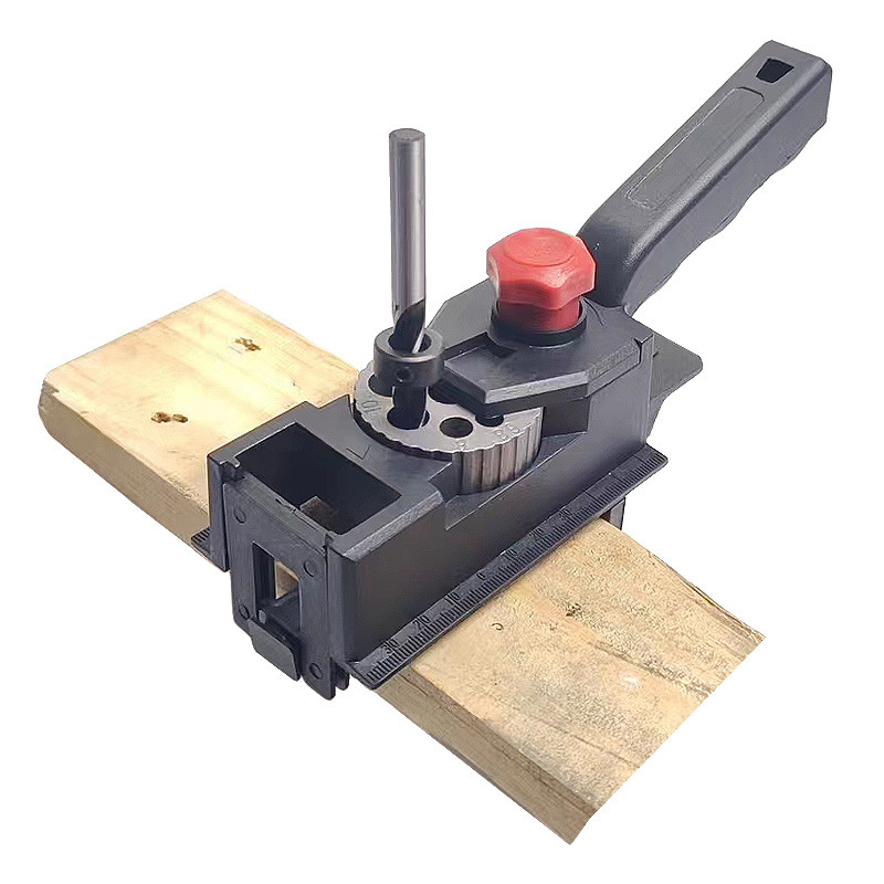 Workshop Tools Locations - 木工用ドリルロケータージグ 10穴 正確な3mmから12mmビット用 ハードウェア位置決め 大工作業用品