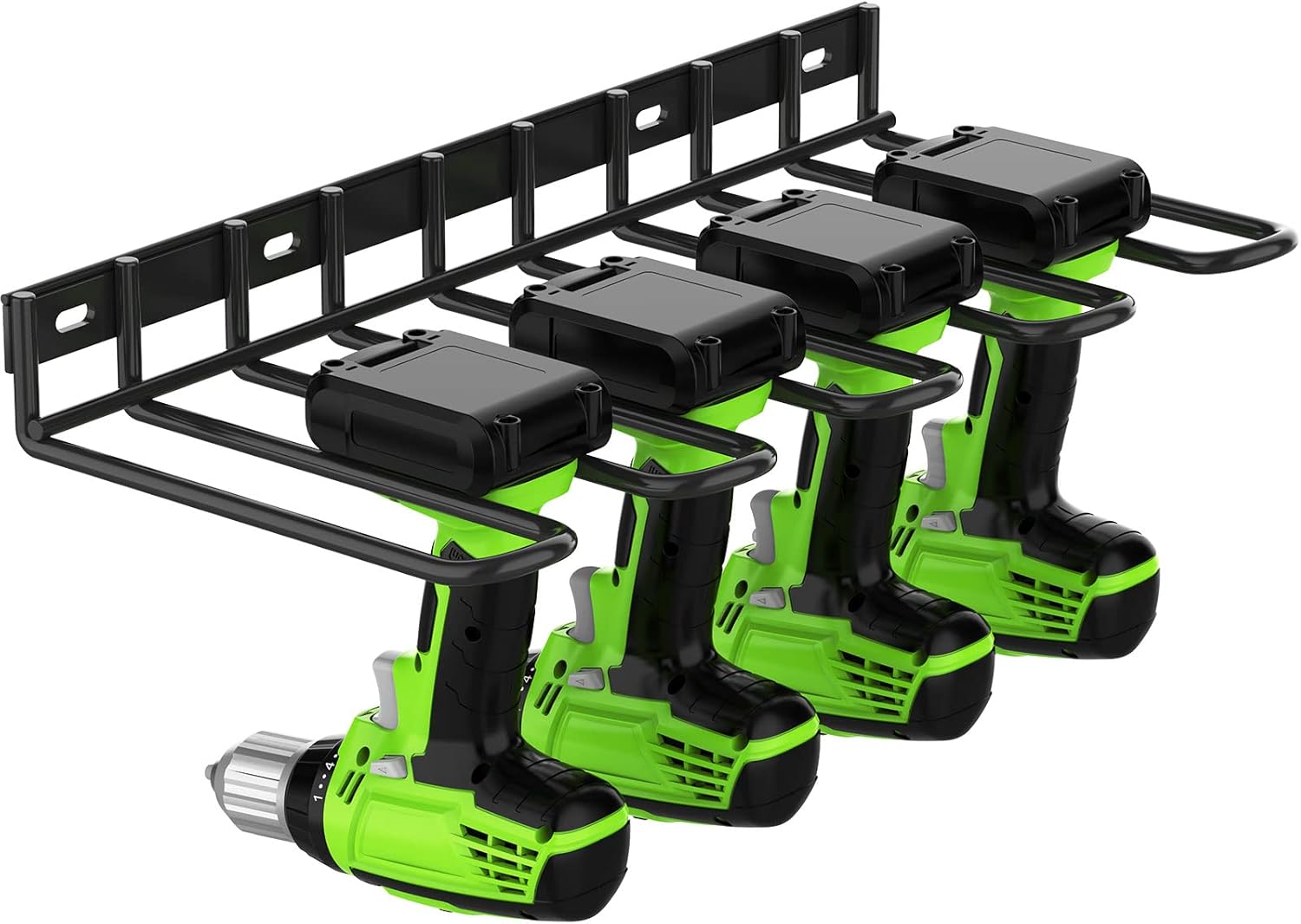 VKKM電動工具オーガナイザー 4スロット ドリルホルダー  - Workshop Tools Rack のレビューと価格