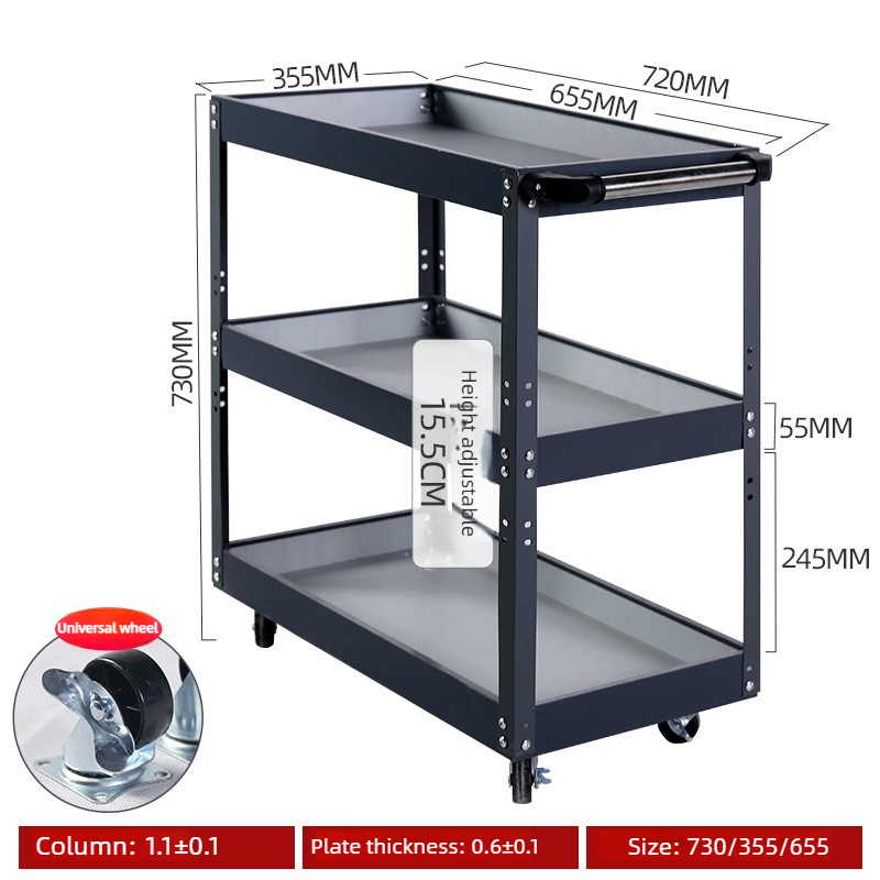 機械工場用ツールカート、ホイール付きツールトロリー、ツールボ - Workshop Tools Rack のレビューと価格