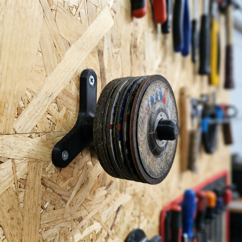 125mmアングルグラインダー用壁掛けグラインダーホルダー1 - Workshop Tools Rack のレビューと価格