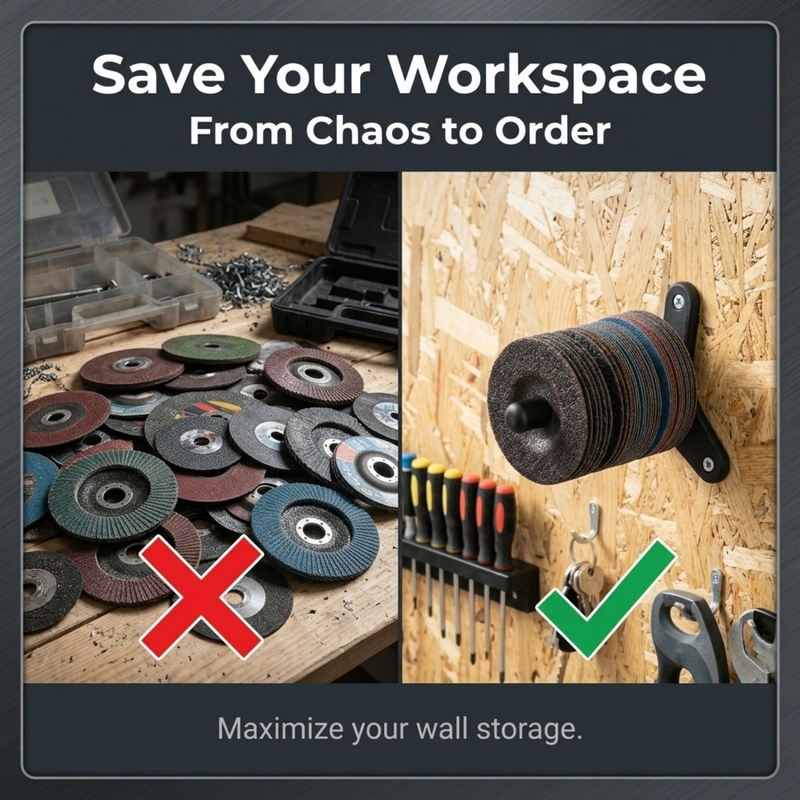 125mmアングルグラインダー用壁掛けグラインダーホルダー1 - Workshop Tools Rack のレビューと価格