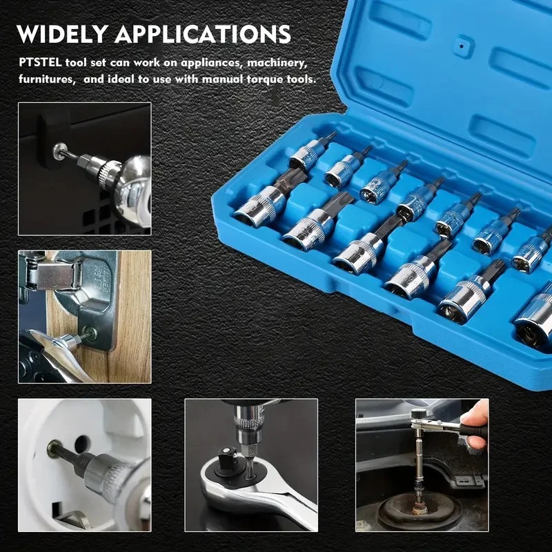 13 個トルクスキーキット自動車修理ツールドライバービットセ - Car Workshop Tools Kit のレビューと価格