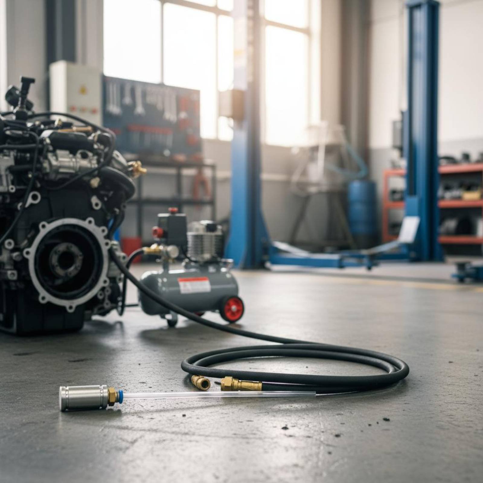6 ピース空気圧オイル吸引チューブ金属コネクタオイル抽出ホー - Tools For Workshop のレビューと価格