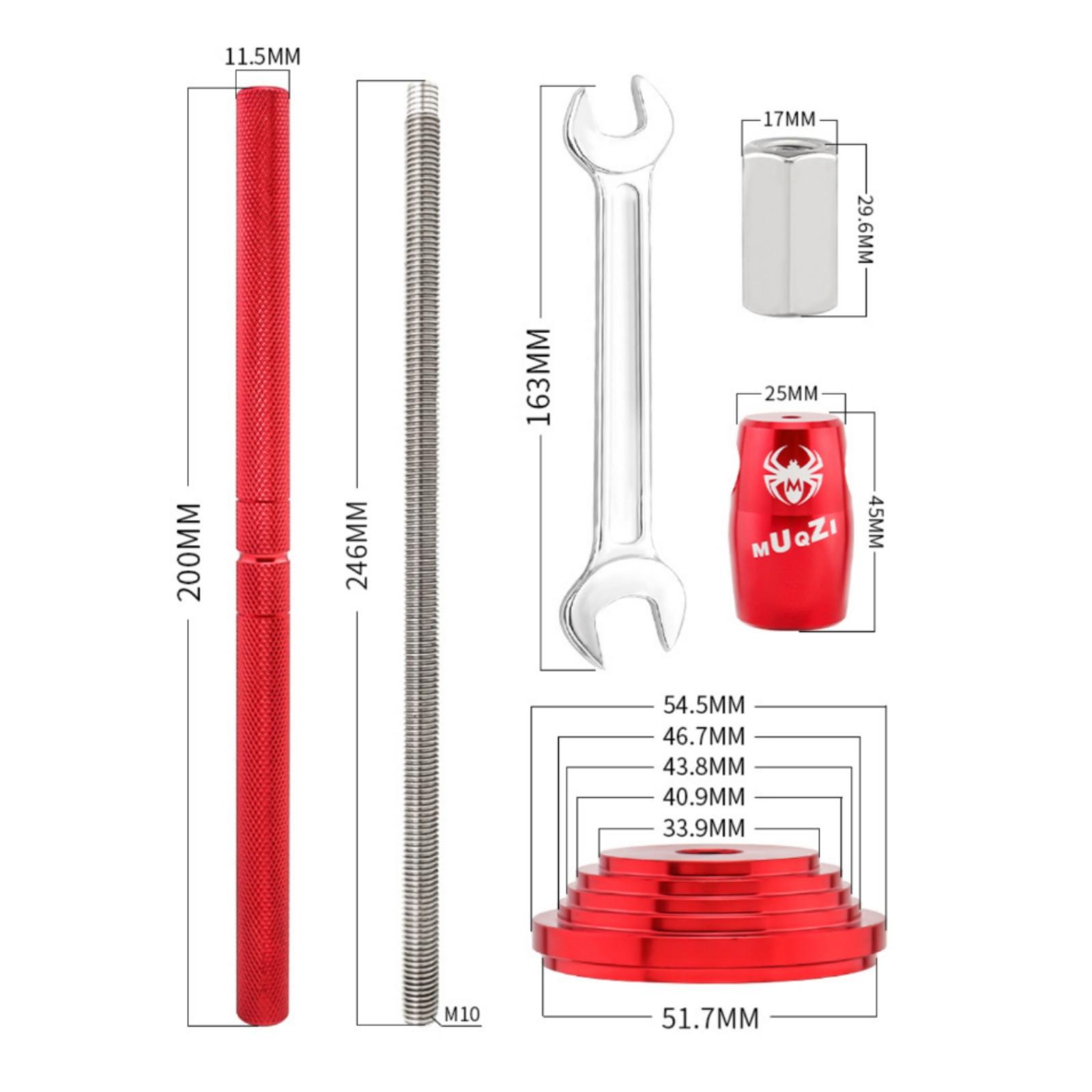 プロ用自転車ベアリングプレスツールセット、ボトムブラケットカ - Tools For Workshop のレビューと価格