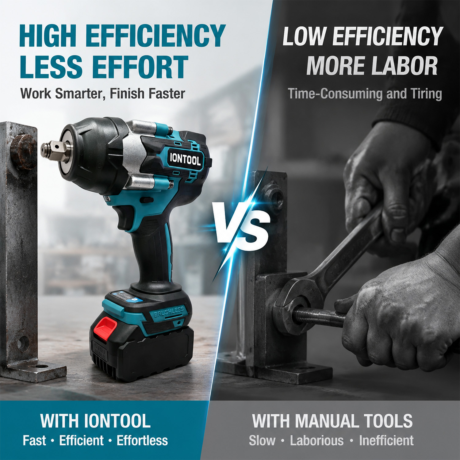 IONTOOL DTW700 滑り止めコードレスインパクトレ - Workshop Tools In Engineering のレビューと価格
