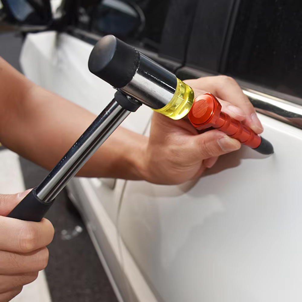 ユニバーサルオートロッドペイントレスデントリペアあられ除去フ - Car Workshop Tools Kit のレビューと価格
