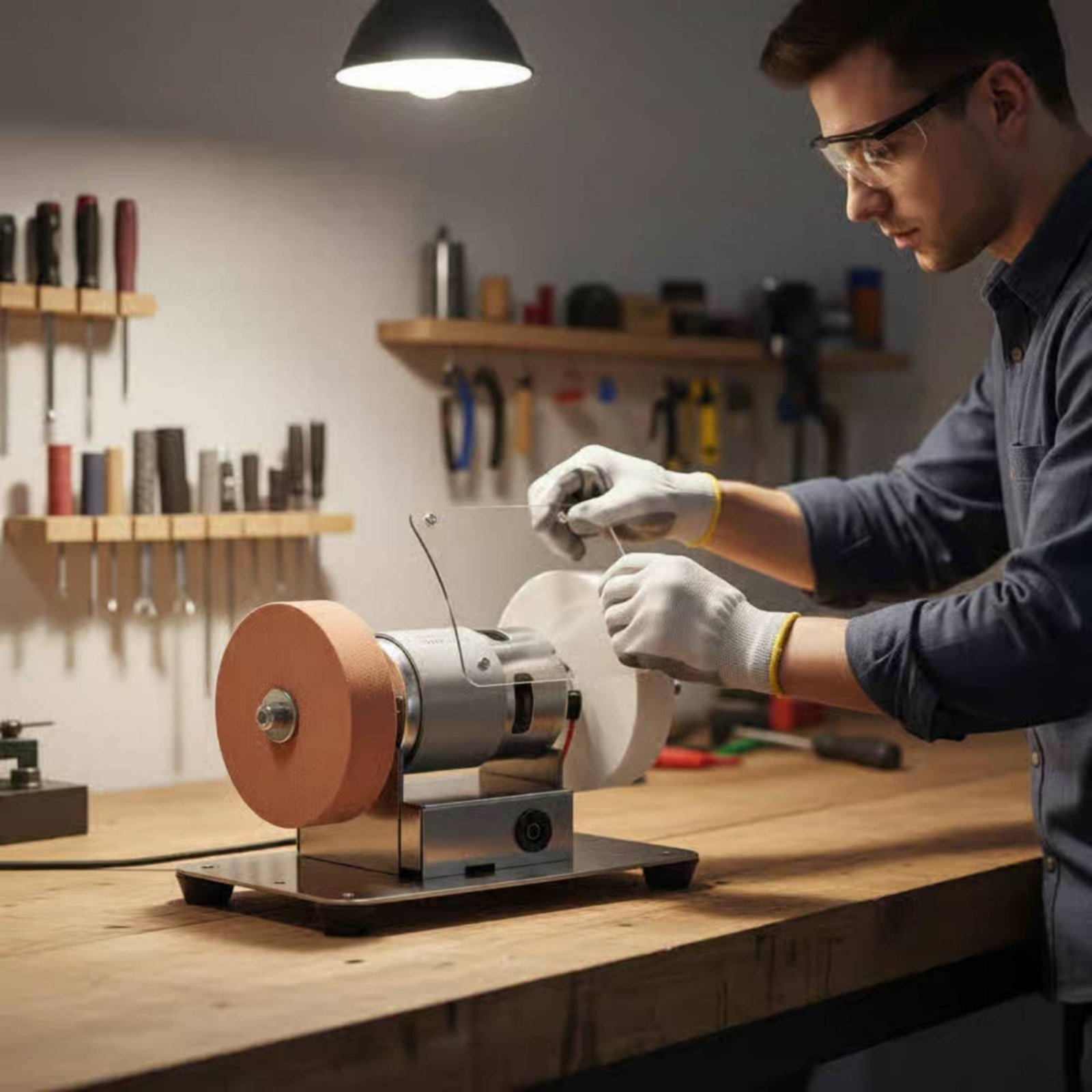 ミニベンチグラインダー多機能小型カウンタートップグラインダー - Workshop Tools And Equipment のレビューと価格