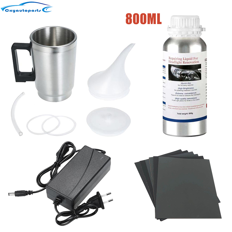 車のヘッドライト研磨修復キット,車のヘッドライトrestor - Car Workshop Tools Kit のレビューと価格