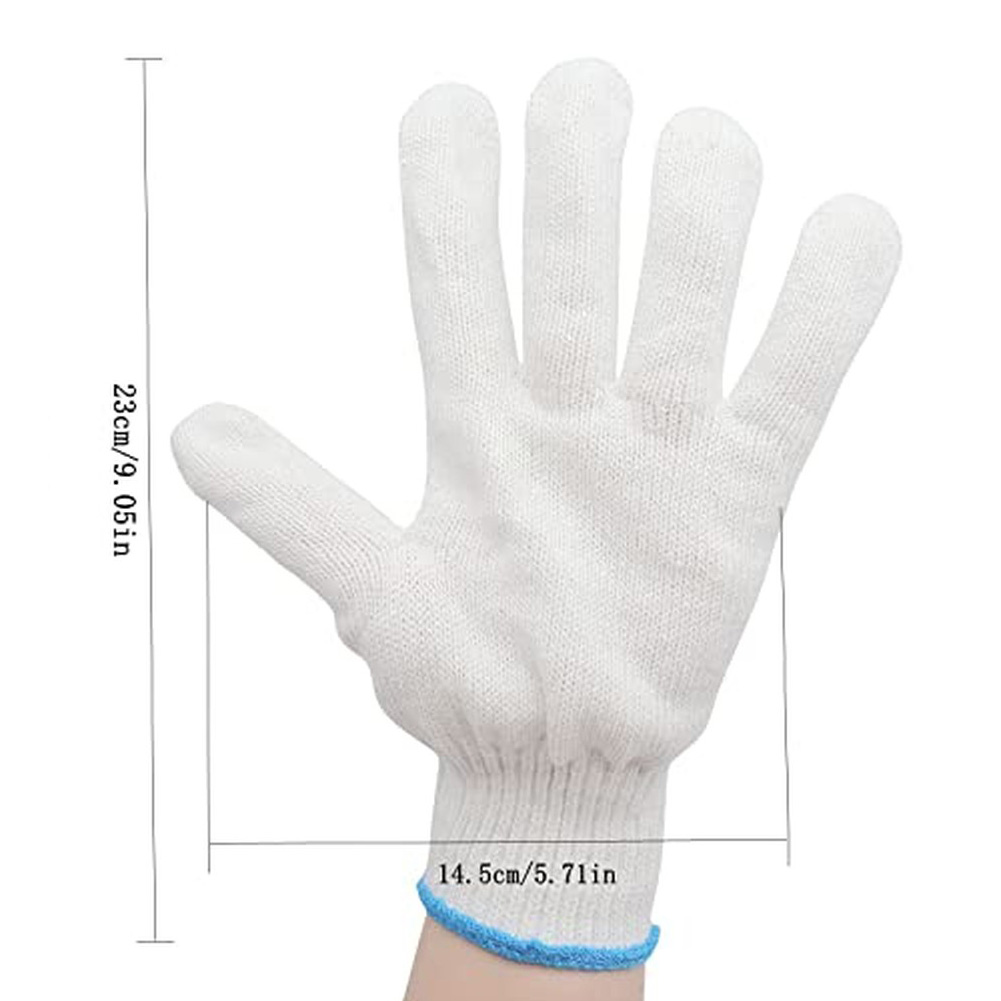 12 組の手袋セットナイロン糸手袋肥厚工場ワークショップ労働 - Workshop Tools And Safety のレビューと価格
