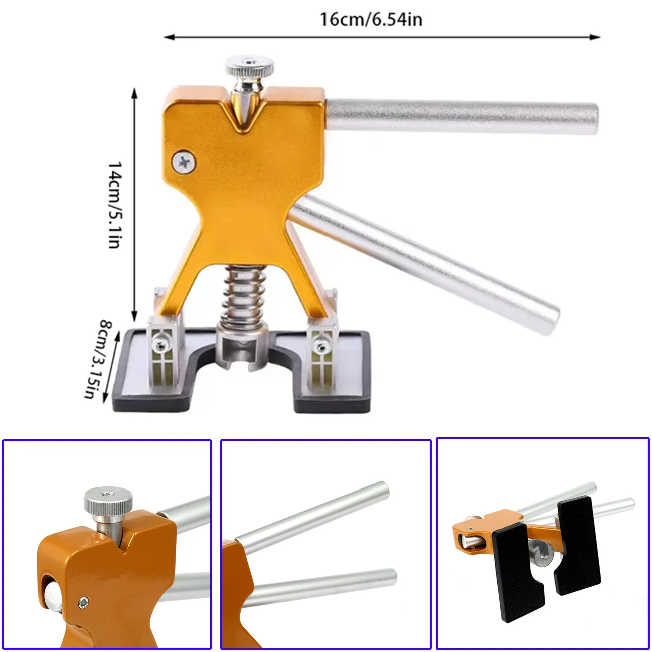 ペイントレスデントリムーバーツールキット Tデントプーラー  - Car Workshop Tools Kit のレビューと価格