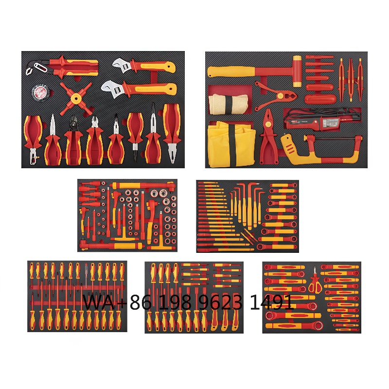 高硬度198点絶縁工具セット、10000V高電圧安全工具（電 - Workshop Tools And Safety のレビューと価格
