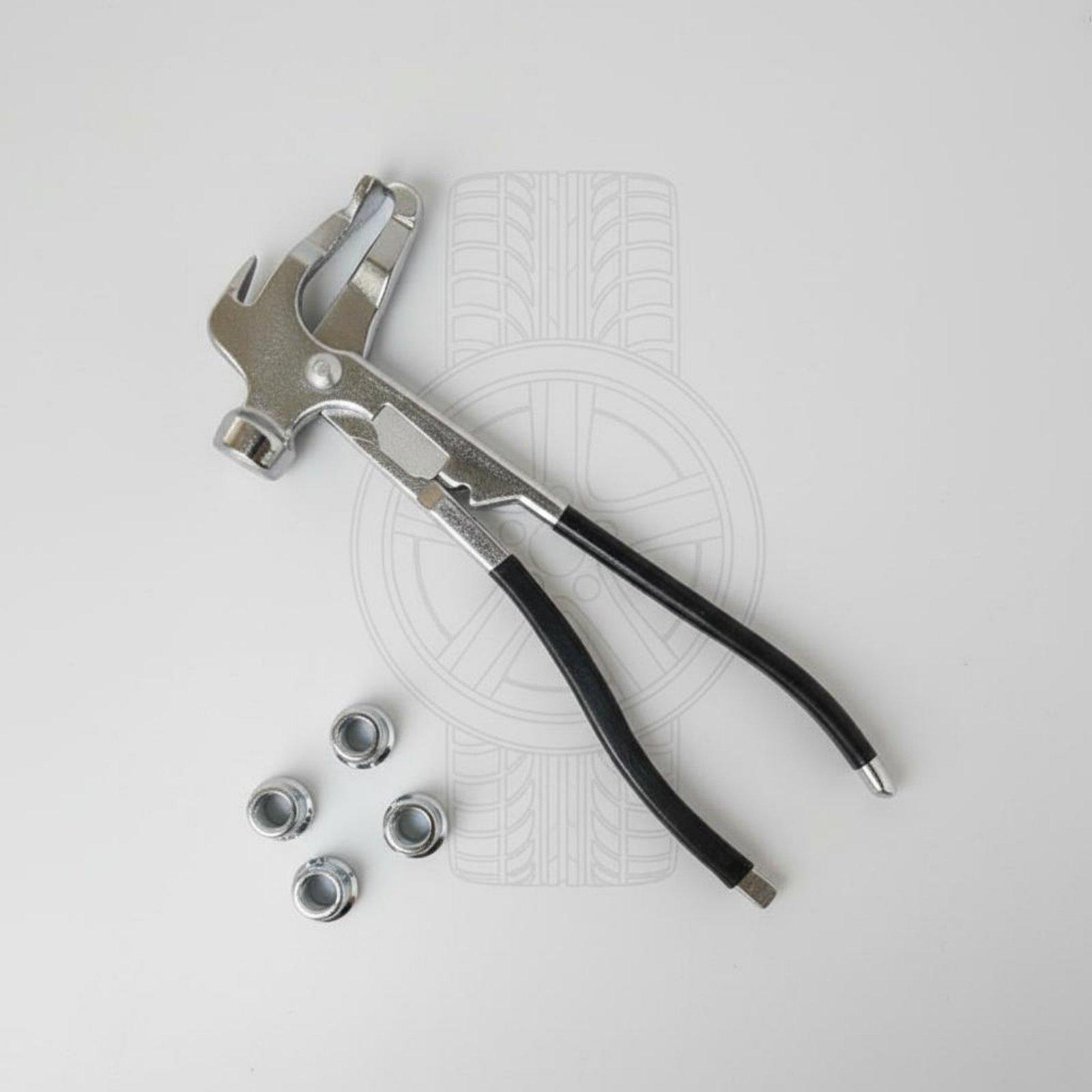 タイヤバランスプライヤー ホイールウェイト除去ハンマー 人間 - Tools For Workshop のレビューと価格