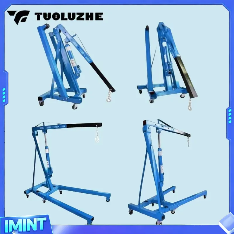 2トン折りたたみ式青色自動車エンジンリフティングツール油圧ク - Workshop Tools And Equipment のレビューと価格