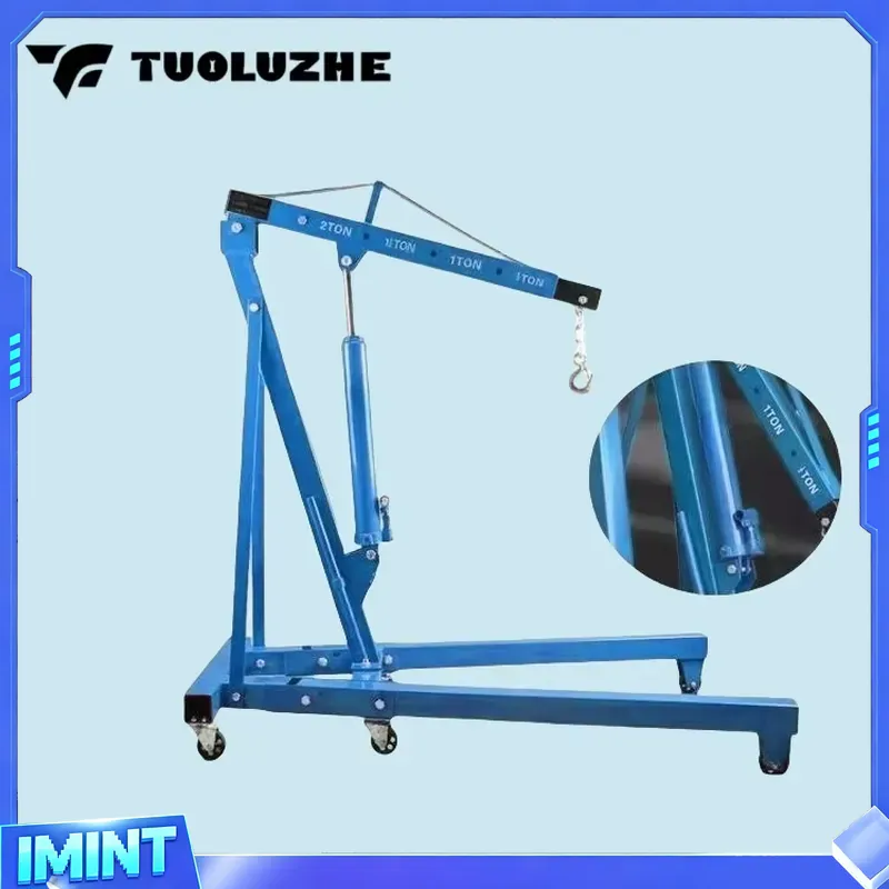 2トン折りたたみ式青色自動車エンジンリフティングツール油圧ク - Workshop Tools And Equipment のレビューと価格